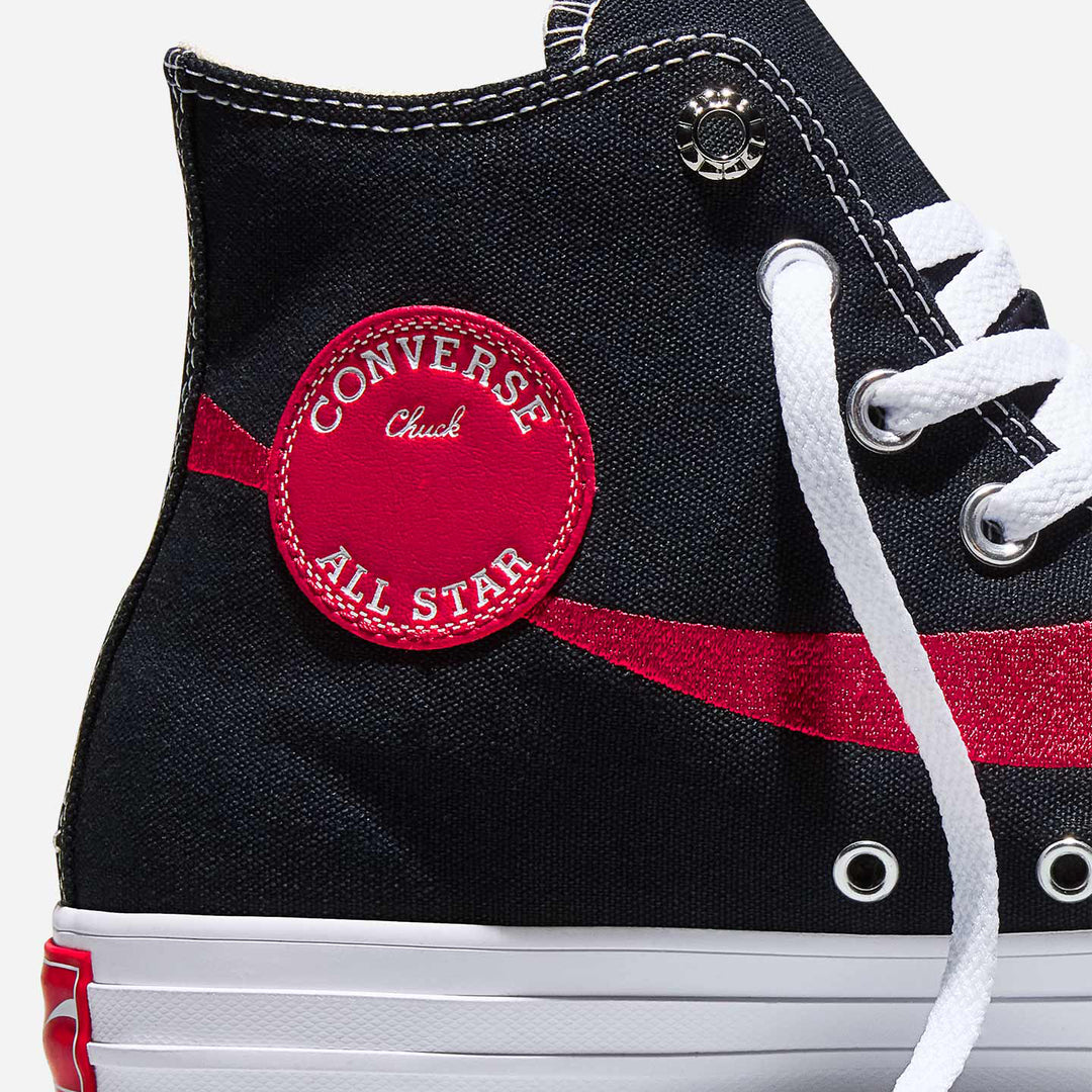 SNEAKERS ALTE CONVERSE CHUCK TAYLOR ALL STAR X COCA-COLA NERE A18435C
