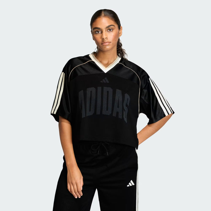 T-SHIRT CROP ADIDAS MESH BLACK WOMEN