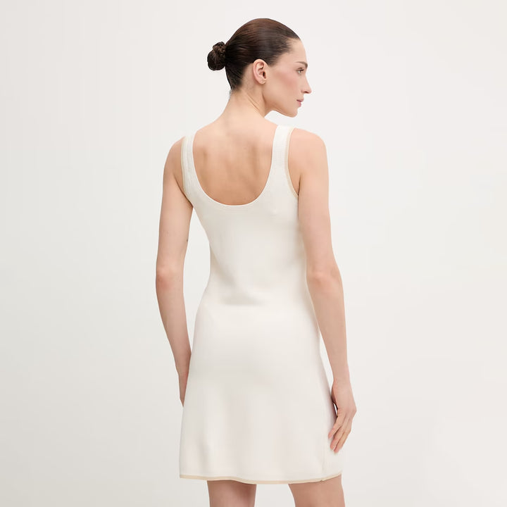 ABITO DONNA EA7 EMPORIO ARMANI SENZA MANICHE BIANCO