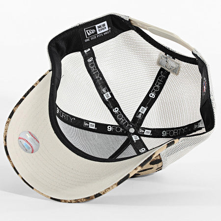 CAPPELLINO TRUCKER DONNA NEW ERA 9FORTY A-FRAME NY YANKEES LEOPARD