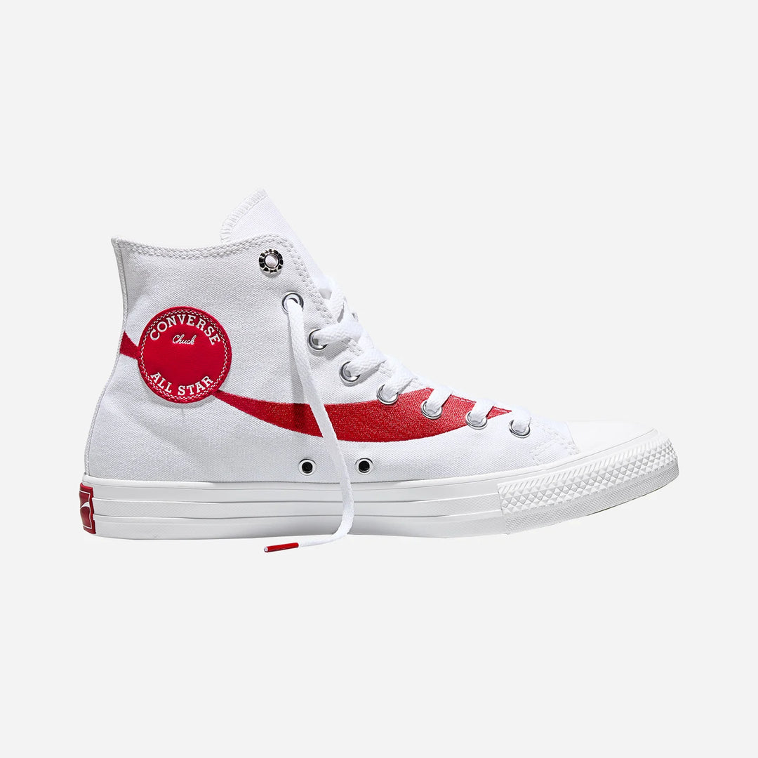 SNEAKERS UNISEX ALTE CONVERSE CHUCK TAYLOR ALL STAR X COCA-COLA BIANCHE A18434C