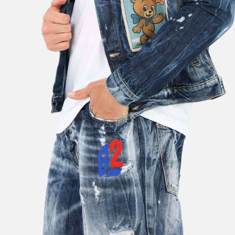 EXPLOSIVE BLUE - Pantaloncini - G2 FIRENZE