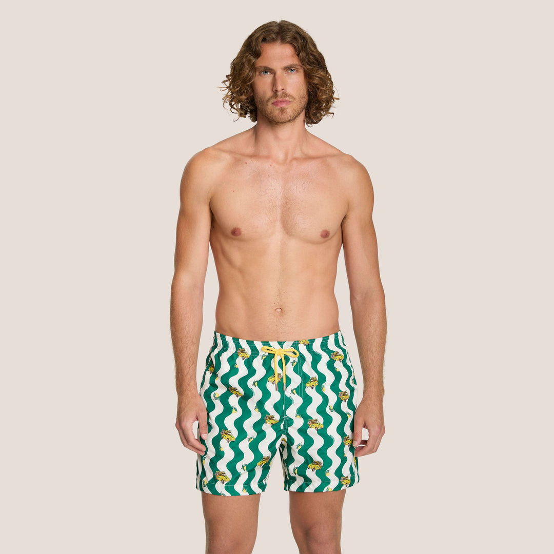 COSTUME BOXER MARE UOMO 4GIVENESS SORRENTO LIMONI E ONDE