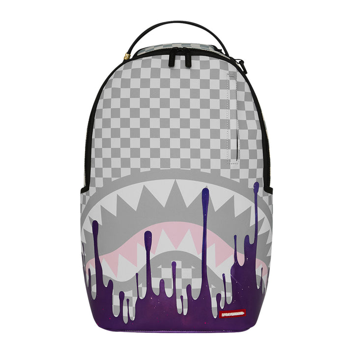 ZAINO UNISEX SPRAYGROUND CREAM SPACE DRIP GRIGIO E VIOLA