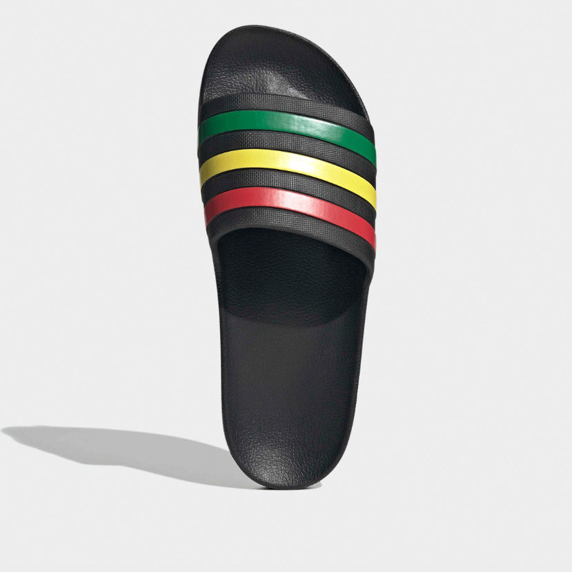 CIABATTE ADIDAS ADILETTE AQUA BLACK/JAMAICA STYLE