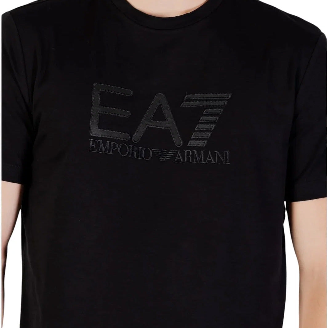 T-SHIRT UOMO EA7 EMPORIO ARMANI GIROCOLLO LOGO FRONTALE