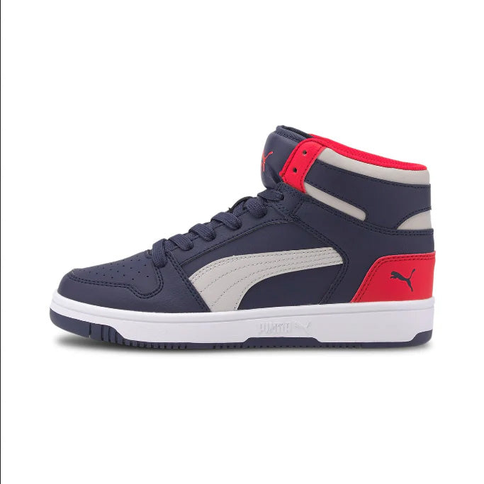 370486 - Scarpe - PUMA - Sneakers - REBOUND LAYUP SL JUNIOR/UNISEX - Modello Basket Vintage - Mid-Cut - Formstrip