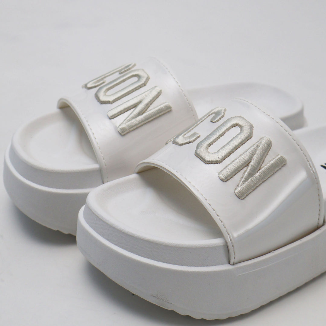 CIABATTE ICON PLATFORM LOGO RELIEF DONNA