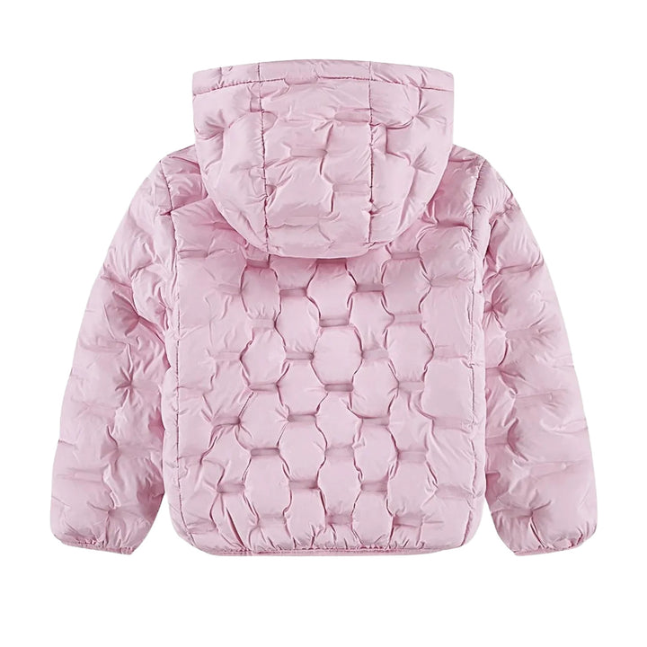 36N108 - Giacche - Giubbotto - NIKE - Bambini - SEAMLESS QUILT PUFFER - Logo - Swoosh - Finitura Metallizzata/Iridescente - Zip Integrale