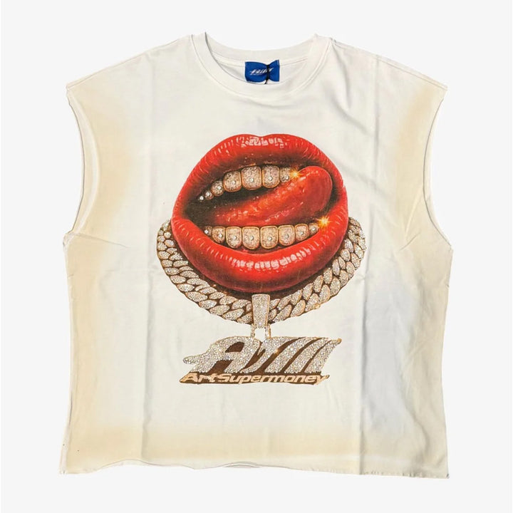 CANOTTA UOMO ART SUPER MONEY SMANICATA GRILLZ
