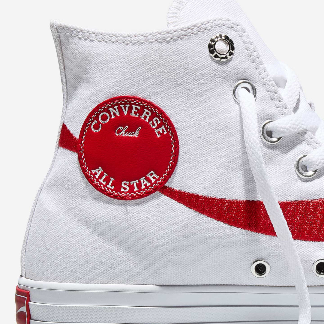 SNEAKERS UNISEX ALTE CONVERSE CHUCK TAYLOR ALL STAR X COCA-COLA BIANCHE A18434C