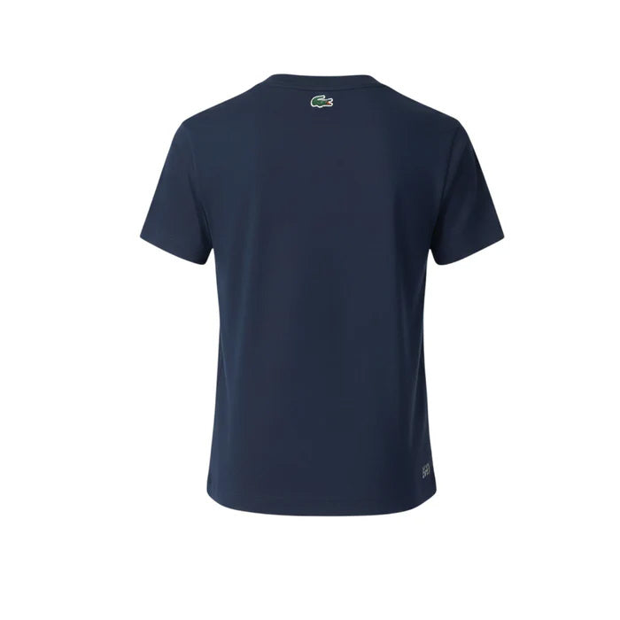 T-SHIRT JUNIOR UNISEX LACOSTE ULTRA DRY CON MAXI COCCODRILLO