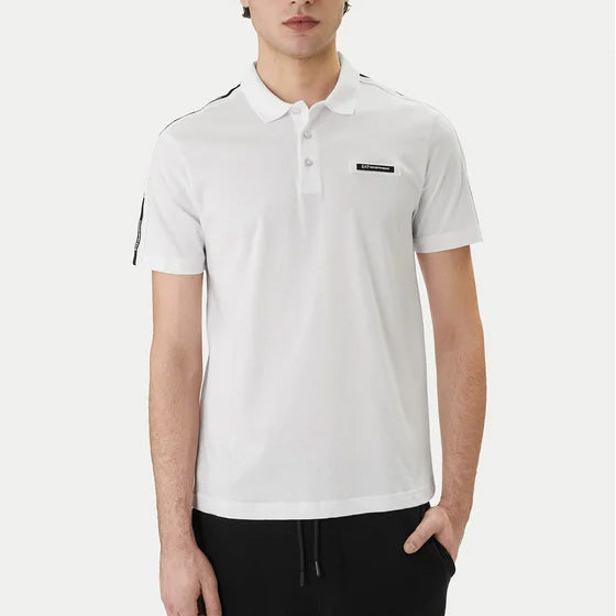 POLO UOMO EA7 EMPORIO ARMANI CON LOGO MANICHE