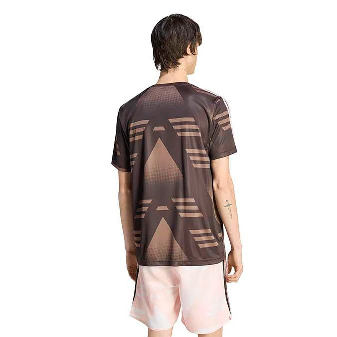 T-SHIRT UNISEX ADIDAS ORIGINALS LOOSE SPONSORED MARRONE CAFFÈ