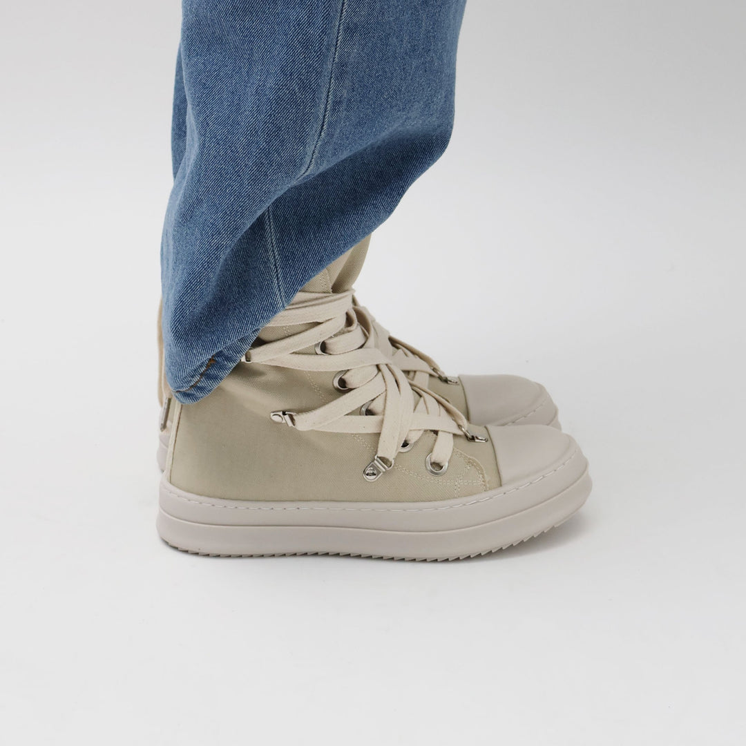 SNEAKERS THEATER TELA GANCI HIGH-TOP BLACK/BEIGE