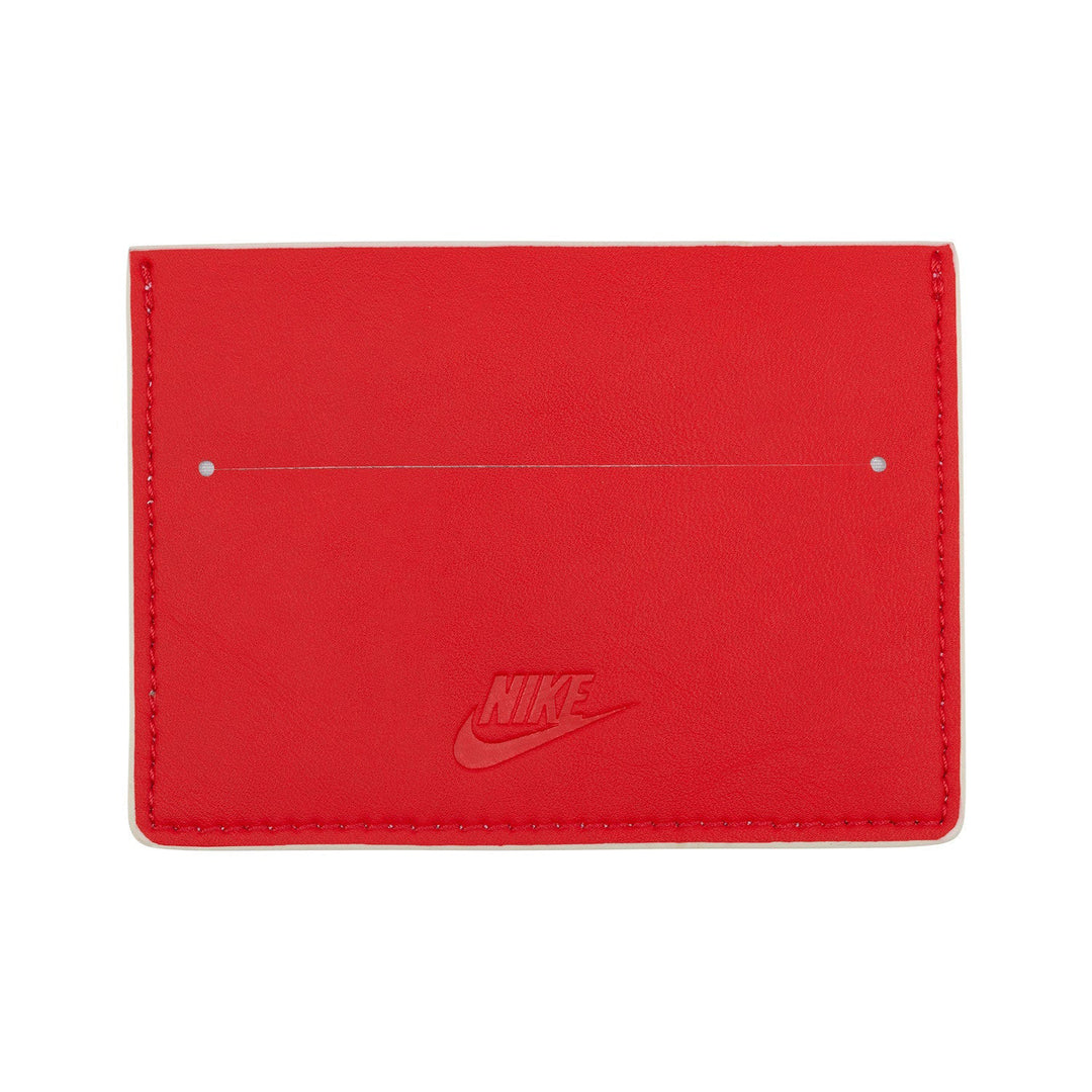 N1009738173OS - Portafogli - PORTACARTE NIKE ICON AIR FORCE 1 BIANCO E ROSSO