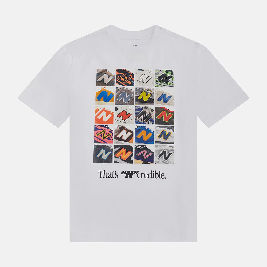 T-SHIRT NEW BALANCE "THAT'S N-CREDIBLE" BIANCA