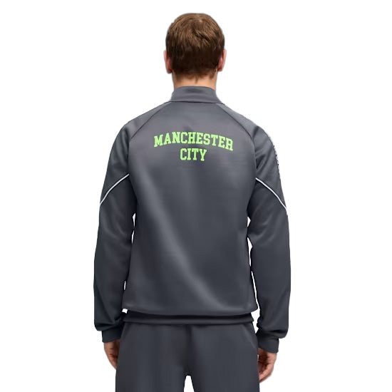 GIACCA PUMA MANCHESTER CITY FC KING ANTHEM 782173 GRIGIO VERDE UOMO