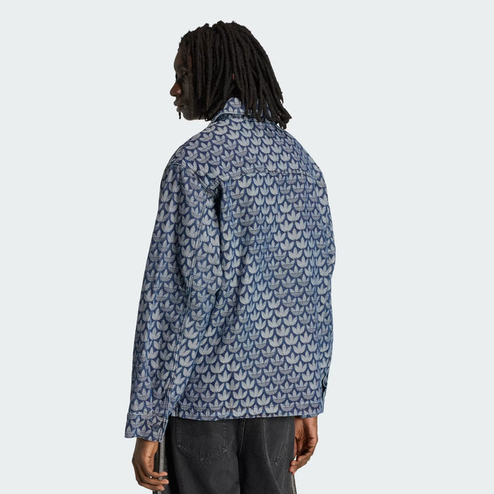 CAMICIA IN DENIM ADIDAS ORIGINALS MONOGRAM – JEANS LOOK