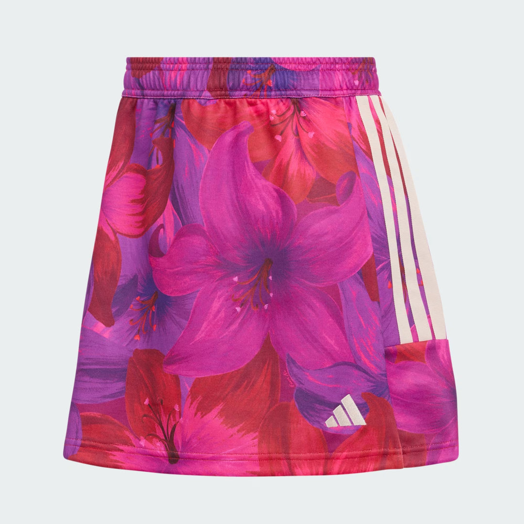 MINIGONNA DONNA ADIDAS X FARM RIO MULTICOLOR ROSA