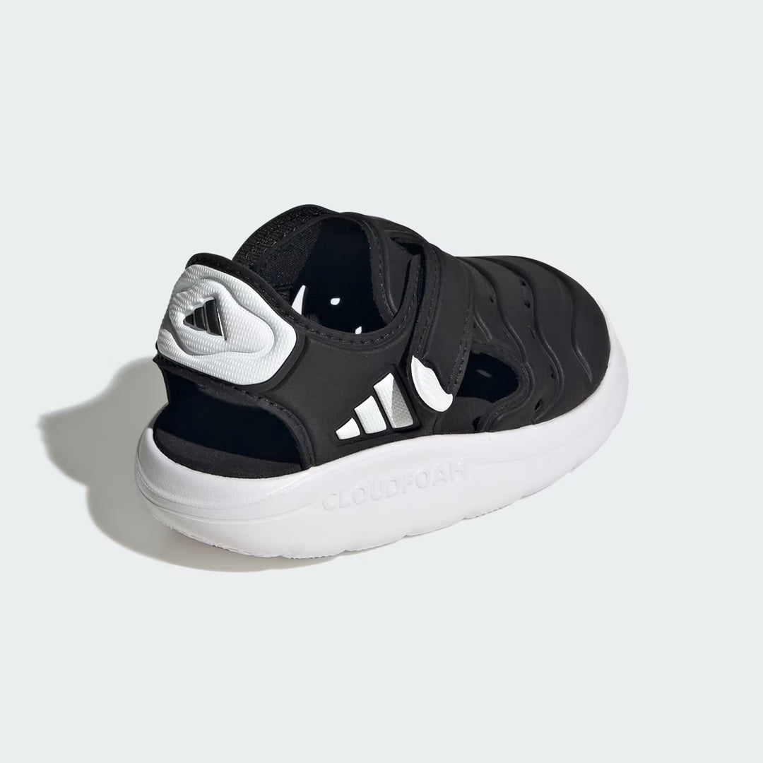 SANDALI INFANT ADIDAS WATER SANDAL 2 BLACK WHITE