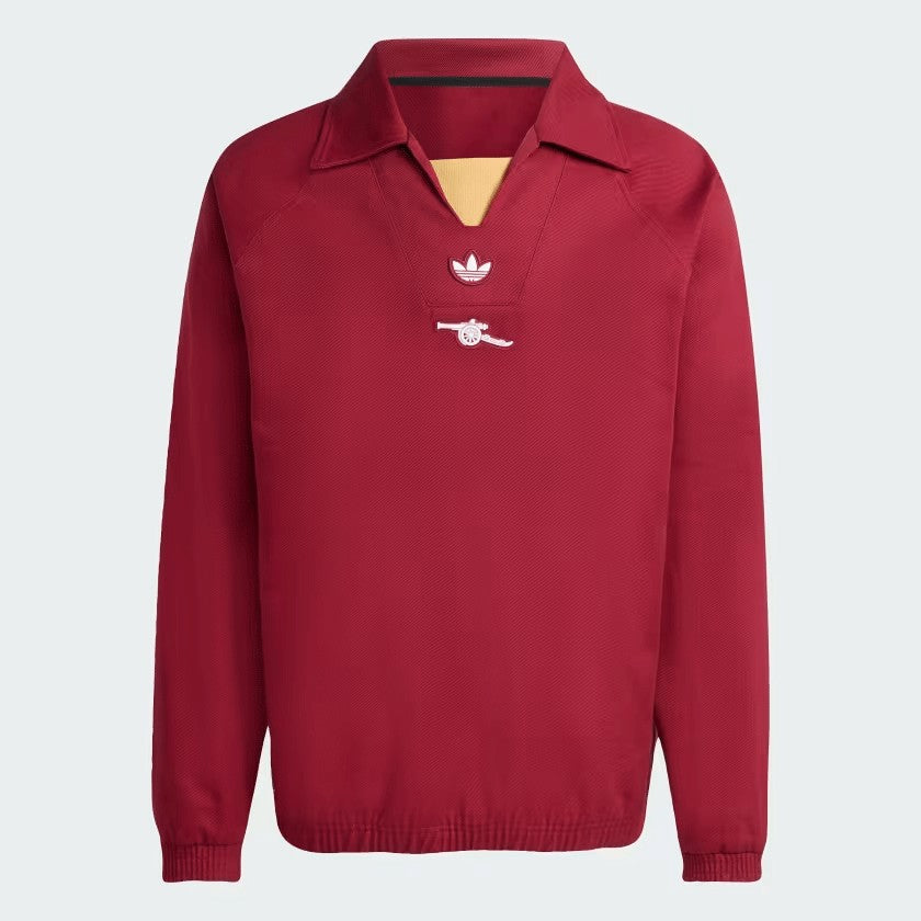 KB1956 - SWEATSHIRTS - ADIDAS - ARSENAL FC - DRILL TOP - TERRACE ICONS - BORDEAUX - MEN