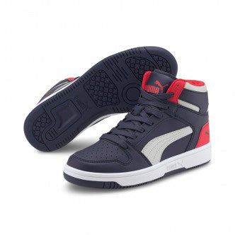 370486 - Scarpe - PUMA - Sneakers - REBOUND LAYUP SL JUNIOR/UNISEX - Modello Basket Vintage - Mid-Cut - Formstrip