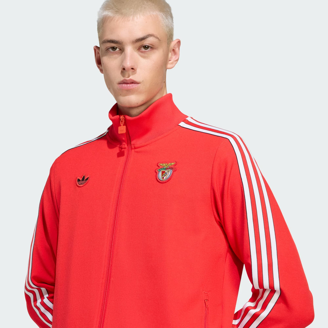 GIACCA UOMO SPORTIVA ADIDAS ORIGINALS BENFICA TERRACE ICONS ROSSA JL5552