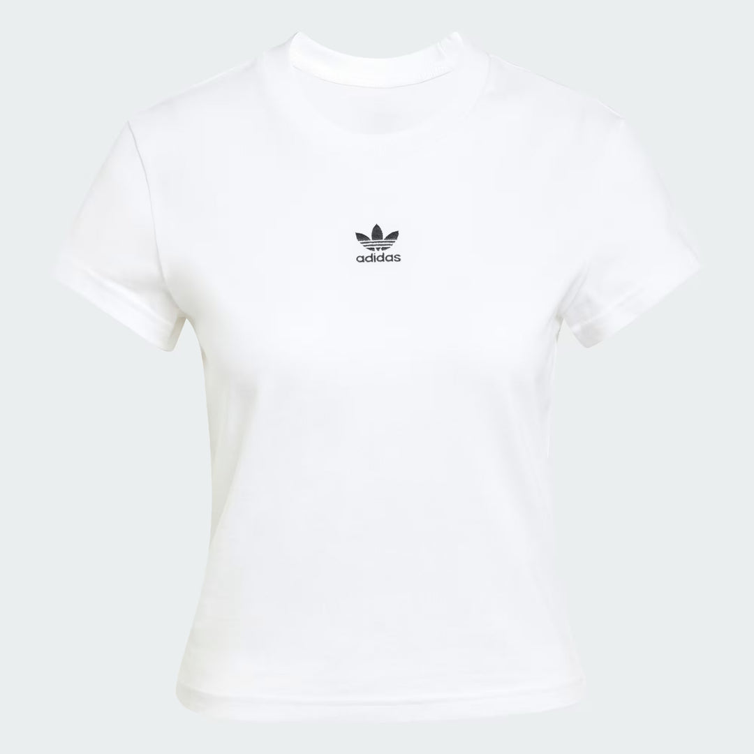 T-SHIRT DONNA ADIDAS ORIGINALS ESSENTIALS SLIM BIANCA
