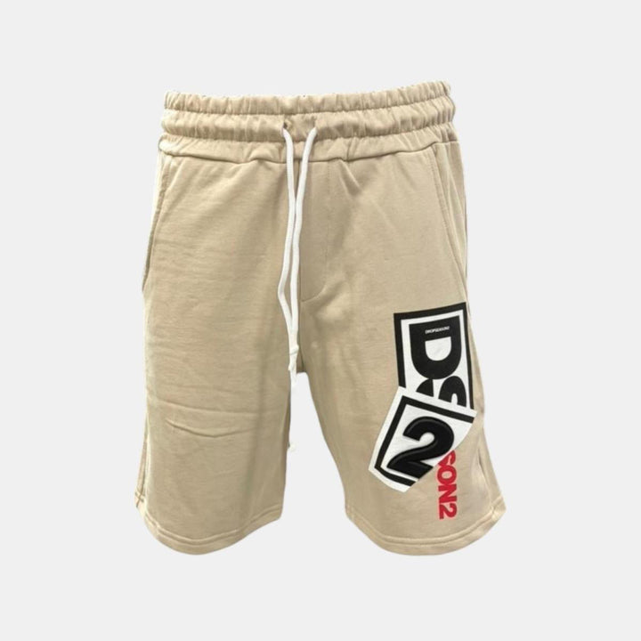 BERMUDA UOMO DROP SEASON 2 BLACK VERTICAL LOGO