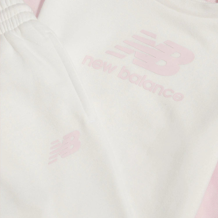 COMPLETO NEW BALANCE BABY FRENCH TERRY STACKED LOGO