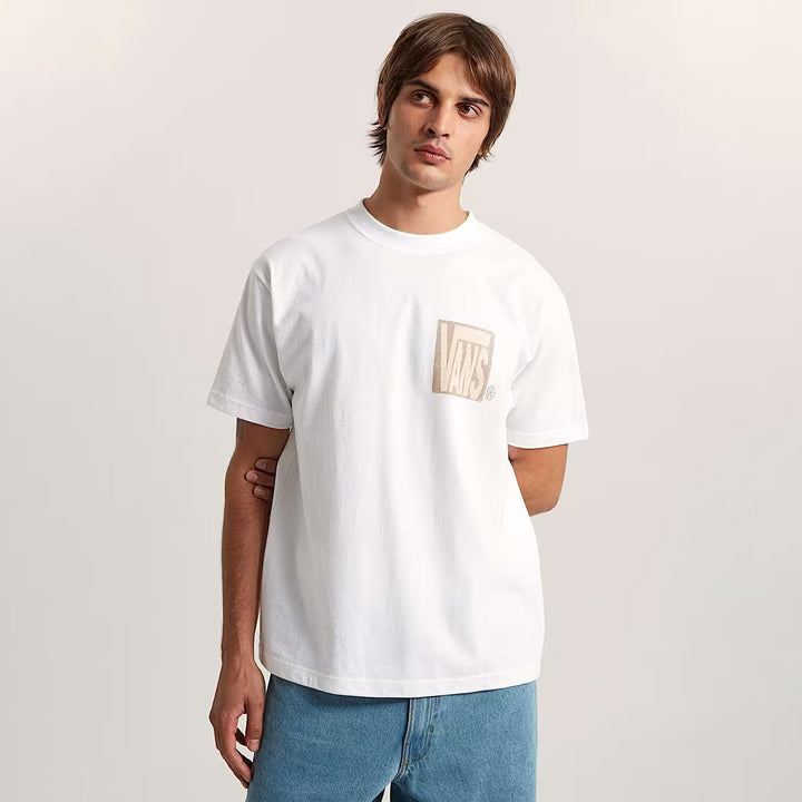 T-SHIRT CLASSICA VANS COTONE BIANCO UOMO