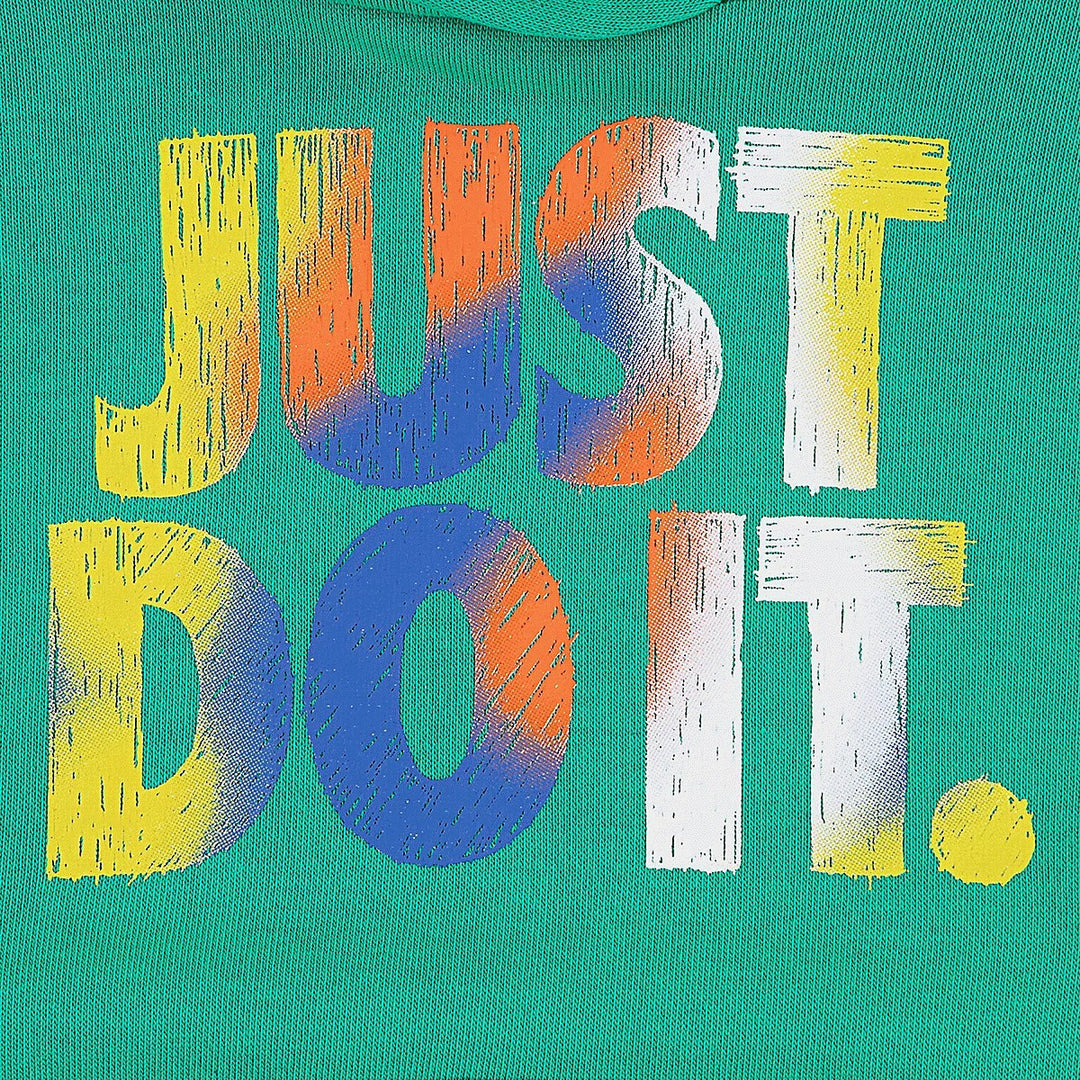 66N387 - TUTA BAMBINI COMPLETA NIKE INFANT/TODDLER FULL ZIP FLEECE - VERDE SCURO