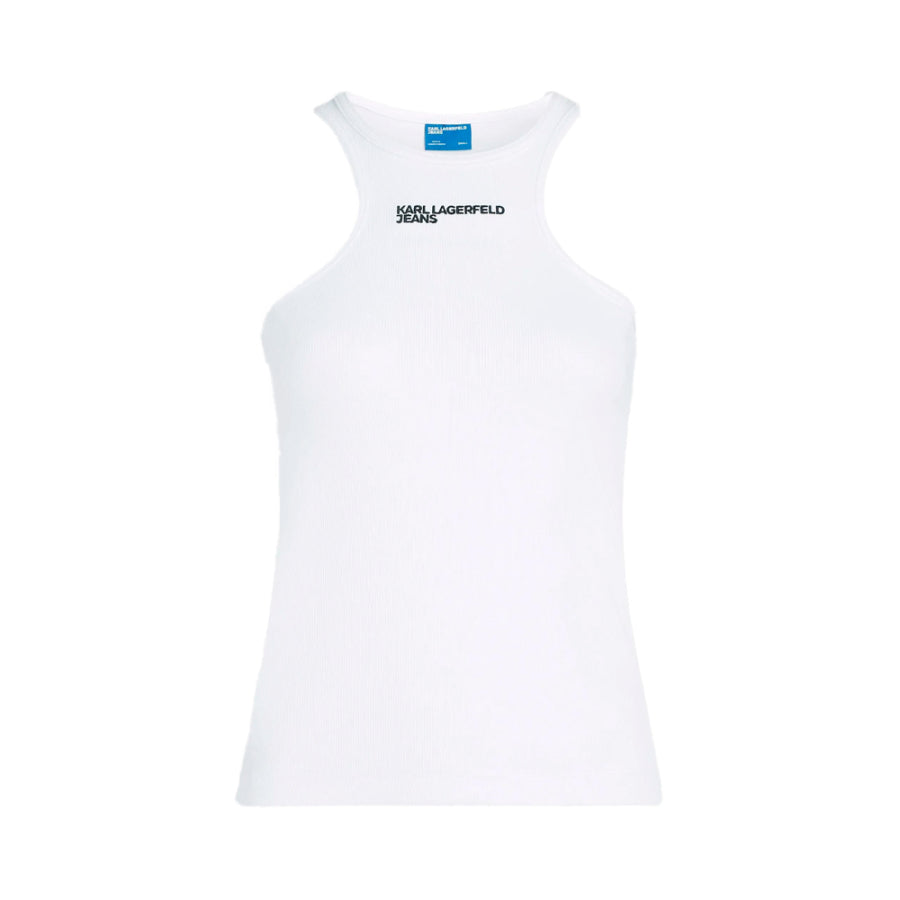 CANOTTA A COSTINE KARL LAGERFELD LOGO ESSENTIAL