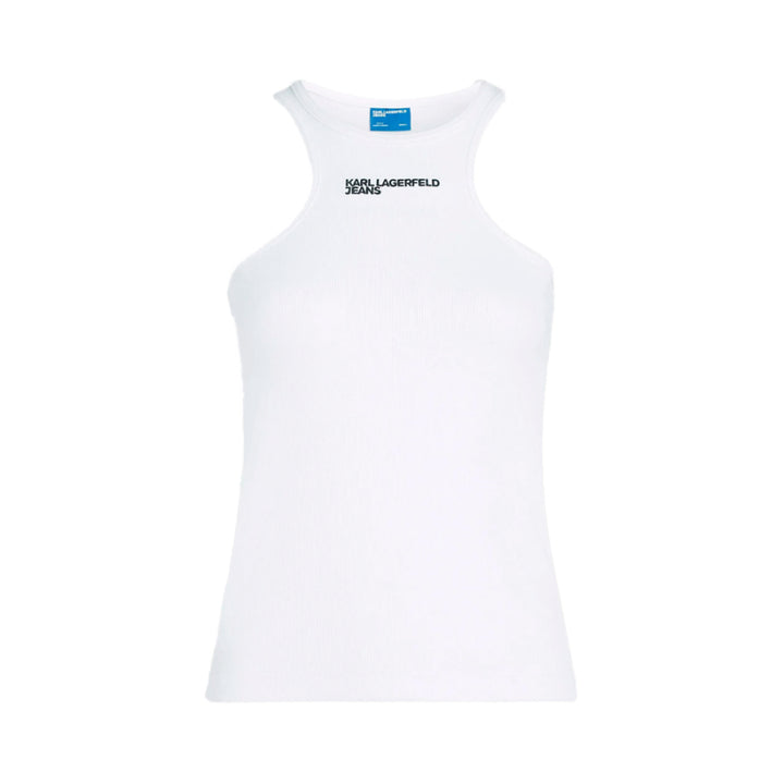 CANOTTA A COSTINE KARL LAGERFELD LOGO ESSENTIAL