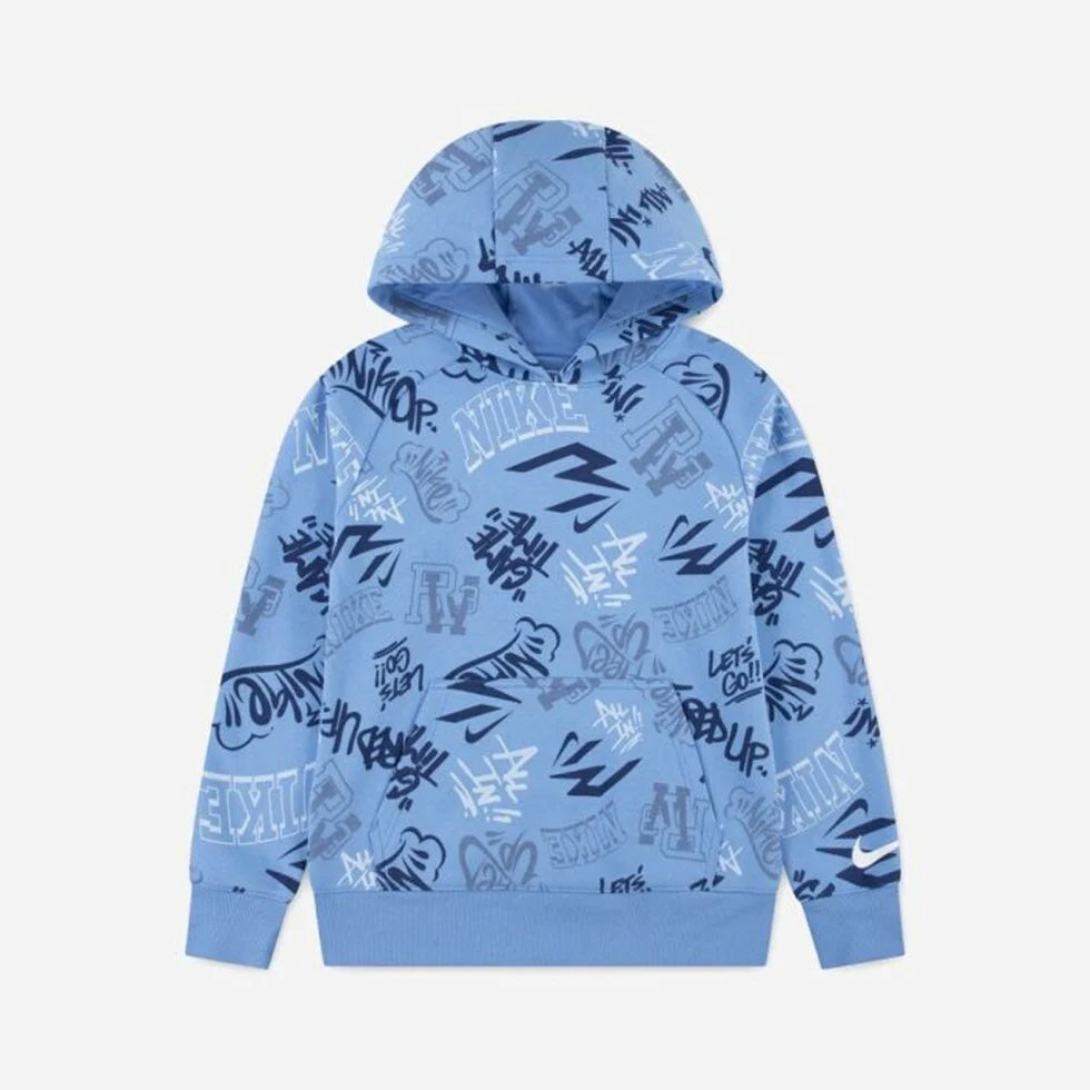 FELPA CON CAPPUCCIO NIKE GRAFFITI TAG – 9Q1203 BAMBINI