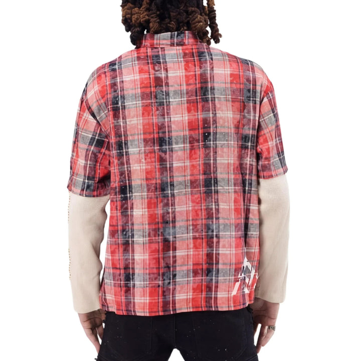 CAMICIA UOMO PAPER MONEY IN FLANELLA A STRATI