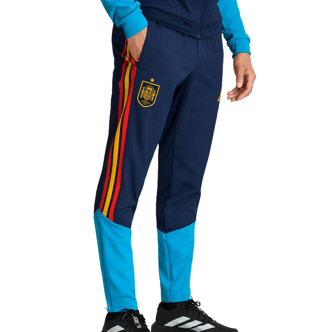 PANTALONI ADIDAS RFEF SPAGNA PREMATCH NIGHT INDIGO KA8169 UOMO 2026