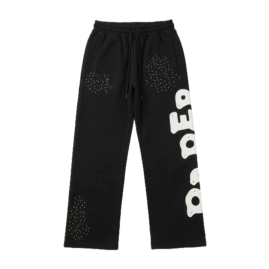 PANTALONI TUTA UOMO PAPER MONEY SP5DER RHINESTONE PUNK V2