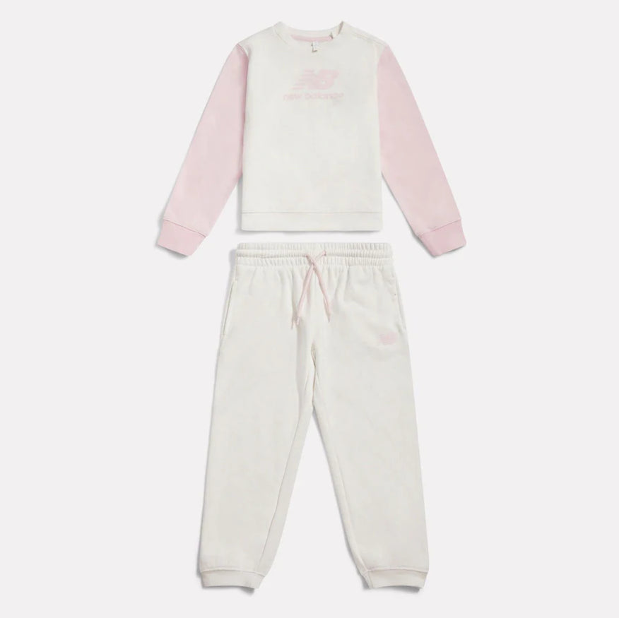 COMPLETO NEW BALANCE BABY FRENCH TERRY STACKED LOGO