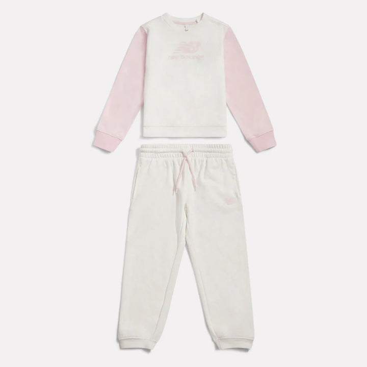 COMPLETO NEW BALANCE BABY FRENCH TERRY STACKED LOGO