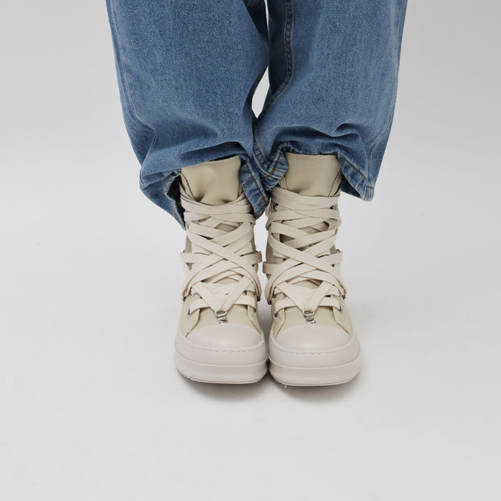 SNEAKERS THEATER TELA GANCI HIGH-TOP BLACK/BEIGE