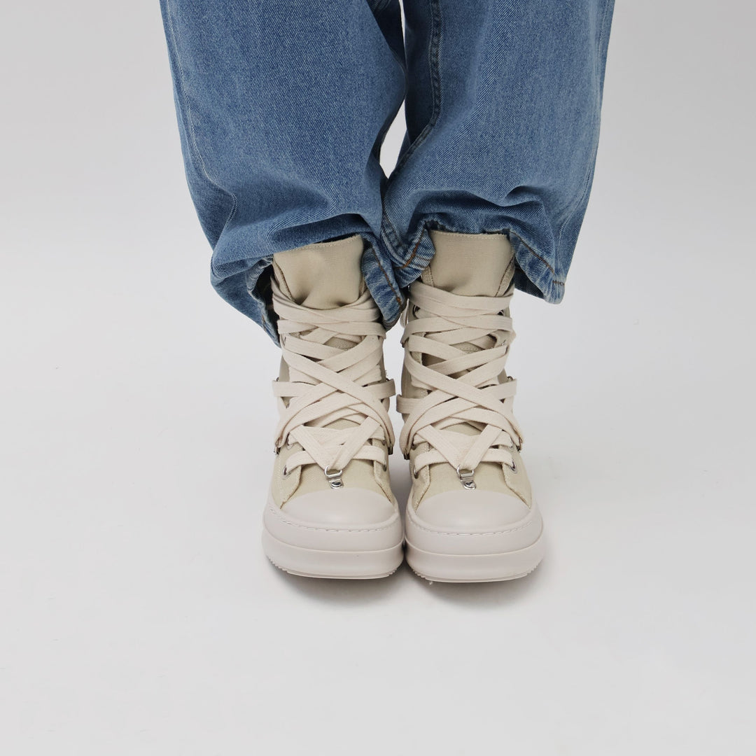 SNEAKERS THEATER TELA GANCI HIGH-TOP BLACK/BEIGE