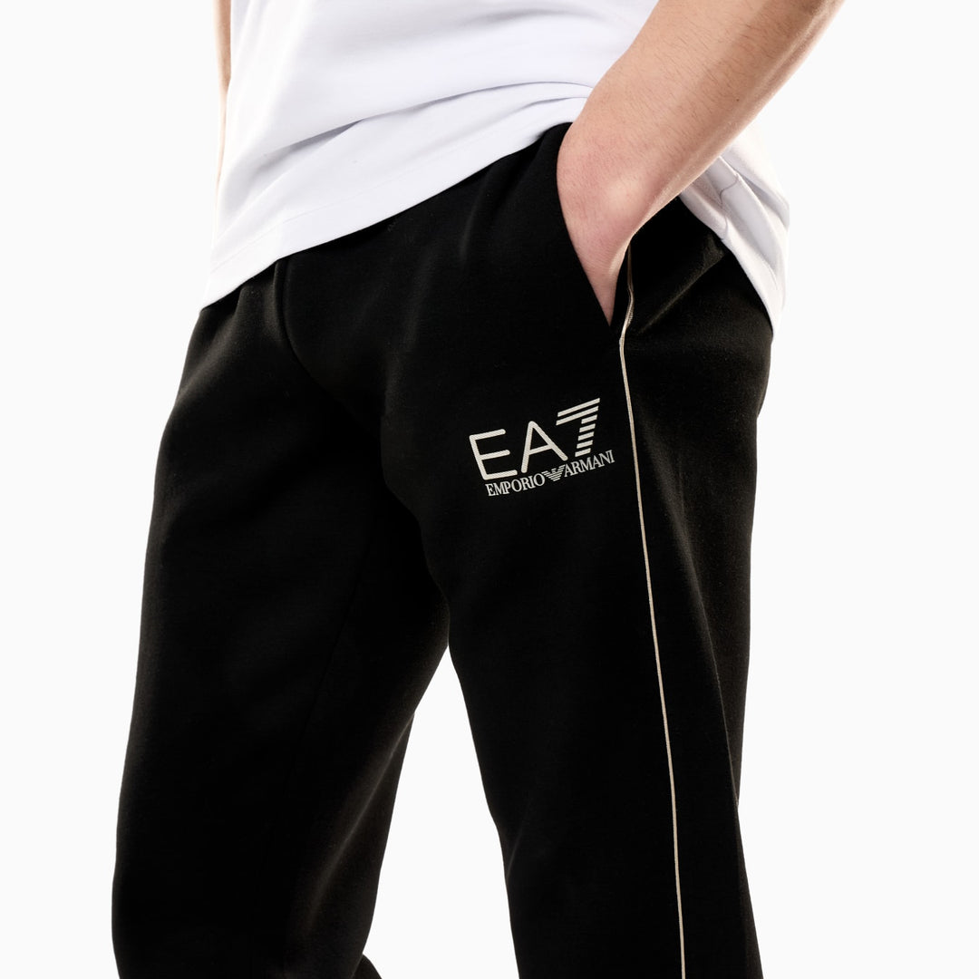 7M000672 AF14146 - Pantaloni - EMPORIO ARMANI - Uomo - Jogger - GOLD LABEL - Nero - Sportivo - Elastico - Outfit Athleisure - Abbigliamento Autunno Inverno