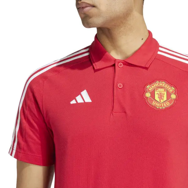POLO UOMO ADIDAS MANCHESTER UNITED FC DNA ROSSA