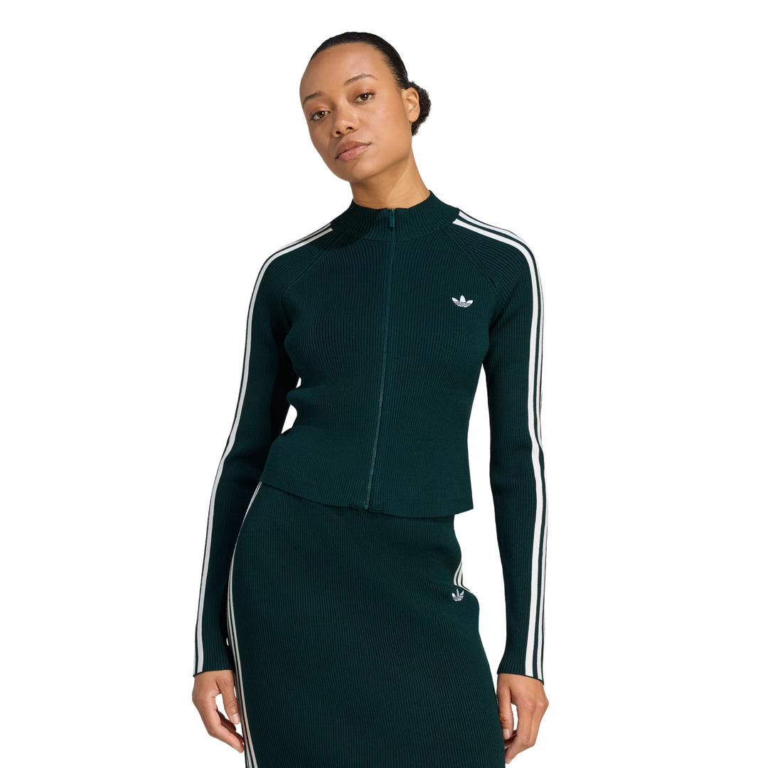 JY2599 - FE - Adidas - ORIGINALS CROPPED RIBBED - Donna - Verde - Stile Moderno - Crop Top -