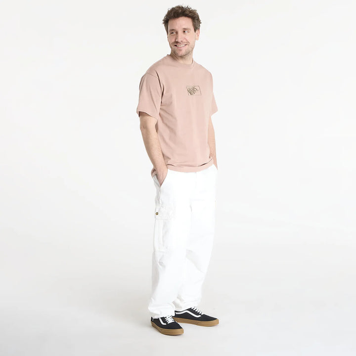 T-SHIRT VANS BLOCKED BOX LOOSE SS WARM TAUPE UOMO VN000RAPE2V1