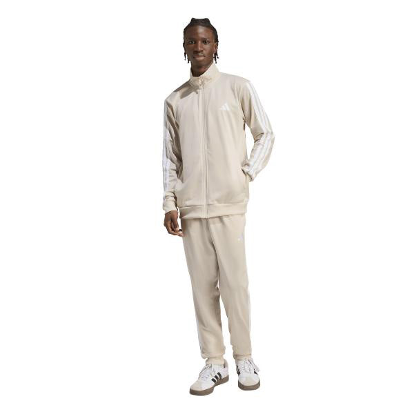 TUTA ADIDAS SPORTSWEAR BASIC 3-STRIPES FLEECE SET KR5358 UOMO