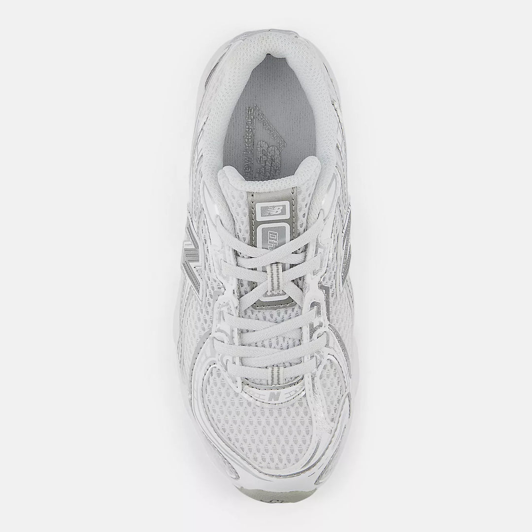 SNEAKERS NEW BALANCE 740 KIDS BIANCO ARGENTO BAMBINI E RAGAZZI