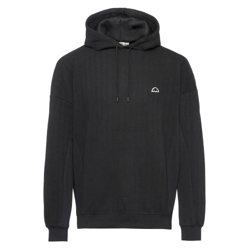 FELPA CON CAPPUCCIO ELLESSE NERA LOGO CLASSIC UOMO EHM278W25